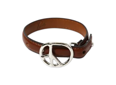 NEEDLES Peace Buckle Narrow Bracelet Steer "Brown"