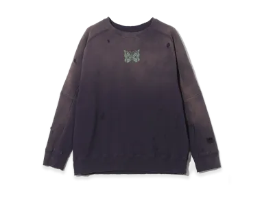 NEEDLES Deconstructed Sweat Shirt "Purple"