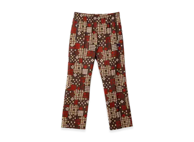 NEEDLES Track Pant Poly Jacquard "Brown"