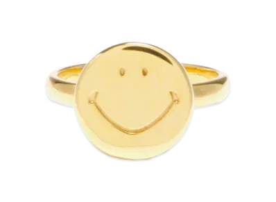 NEEDLES Ring Gold Plate Smile "Gold"