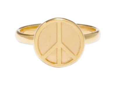NEEDLES Ring Peace Plate "Gold"