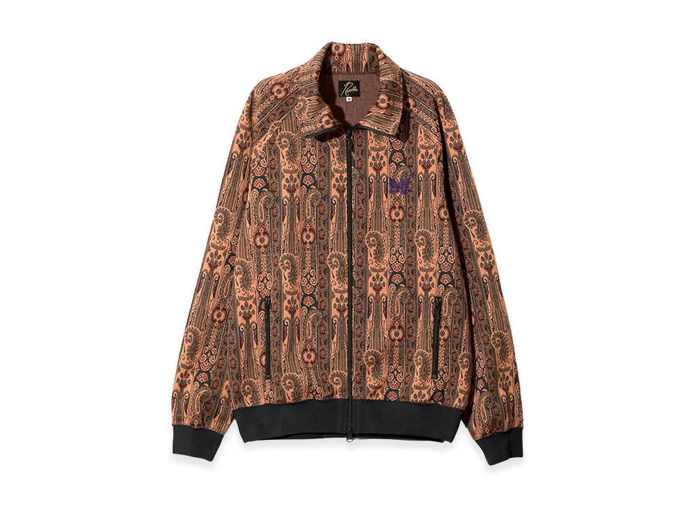 NEEDLES Track Jacket Poly Jacquard "Orange"