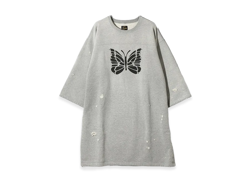 NEEDLES Hockey Dress Cotton French Terry "Heather Grey"