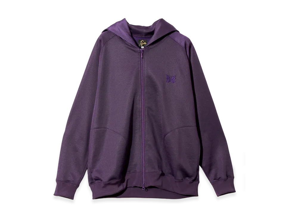 NEEDLES Zipped Hoody Bright Jersey "Purple"