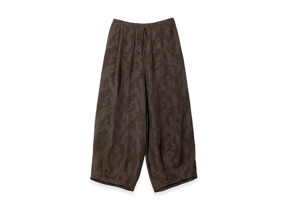 NEEDLES H.D. Pant Rayon Paisley Jacquard "Burgundy"