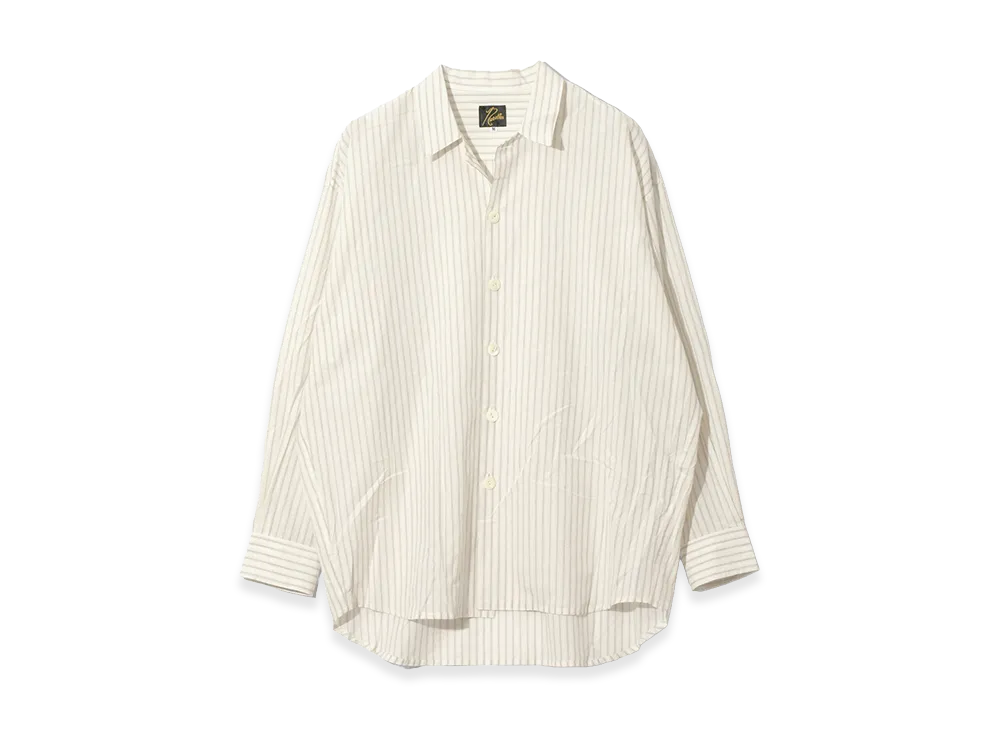 NEEDLES Uncon Shirt Dobby Stripe "Brown"