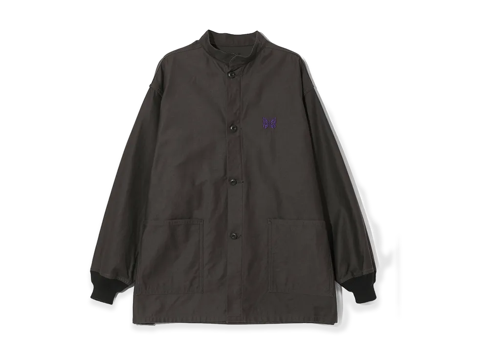 NEEDLES Army Shirt Reversed Sateen "Black"