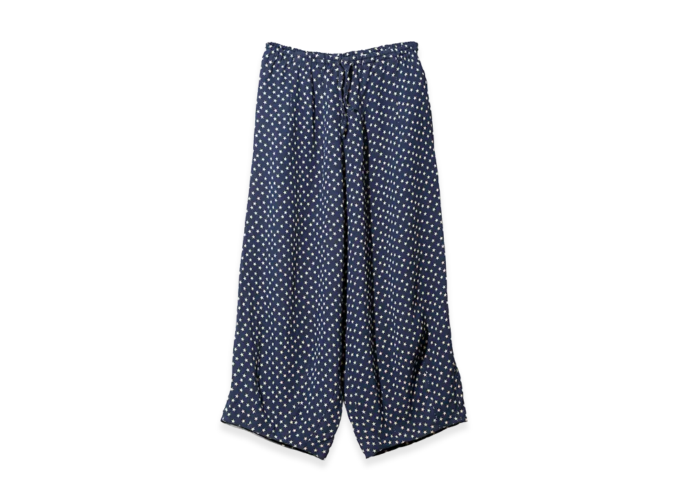 NEEDLES H.D. Pant Double Weave Jacquard "Navy/Star"