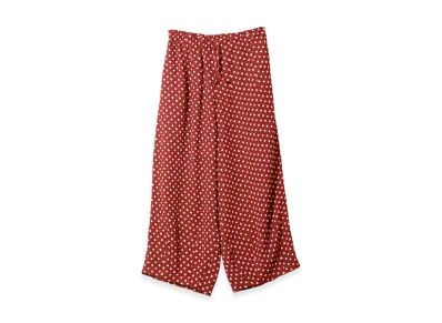 NEEDLES H.D. Pant Double Weave Jacquard "Red/Heart"