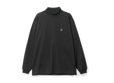 NEEDLES L/S Mock Neck Tee Poly Jersey "Black"