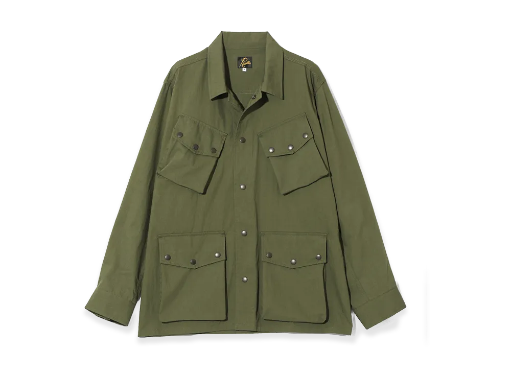 NEEDLES Jungle Fatigue Jacket C/N Oxford "Olive"