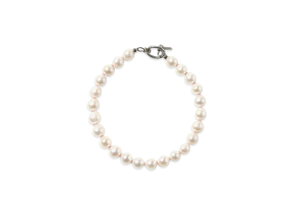 NEEDLES Bracelet White Pearl "White"