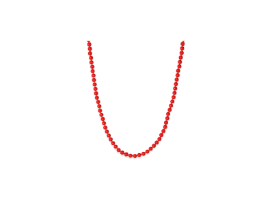 NEEDLES Necklace Red Coral "Red"