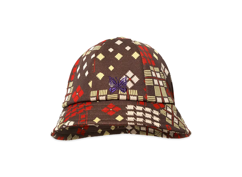 NEEDLES Bermuda Hat - Poly Jacquard "Brown"