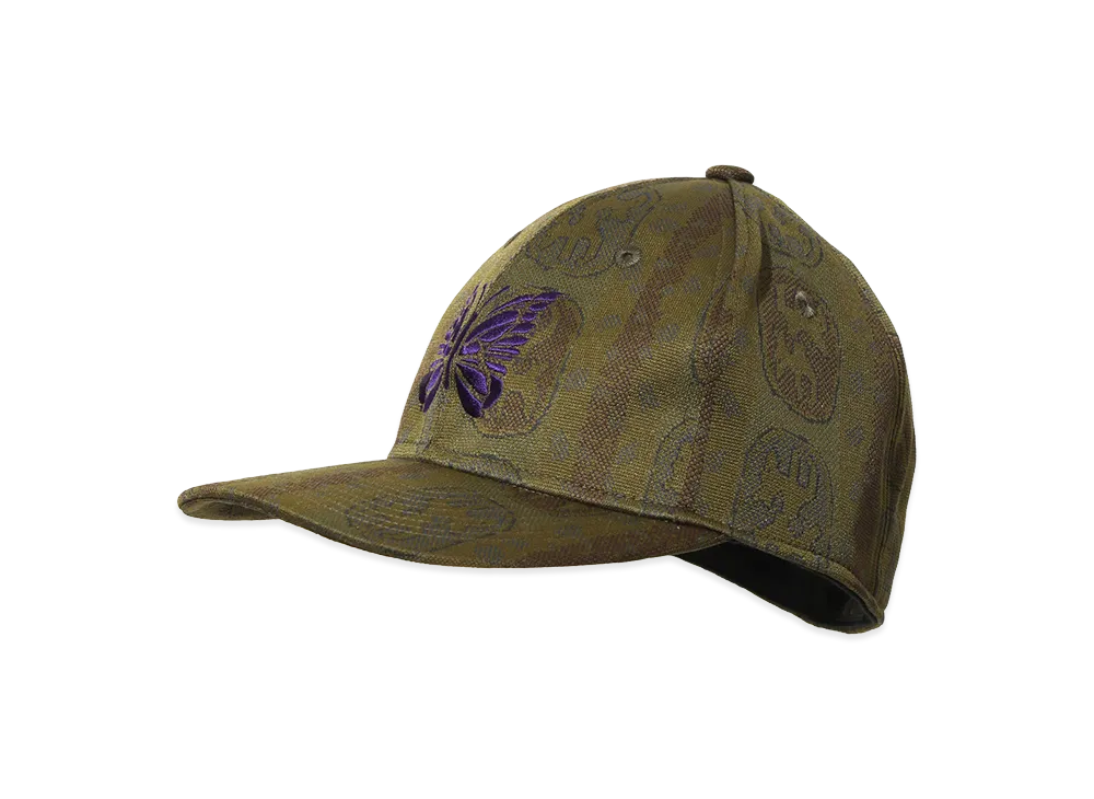 NEEDLES Baseball Cap - Poly Jacquard "Olive"