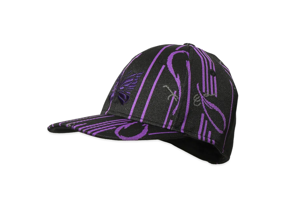 NEEDLES Baseball Cap - Poly Jacquard "Black"