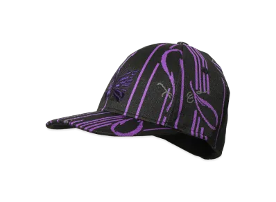 NEEDLES Baseball Cap - Poly Jacquard "Black"