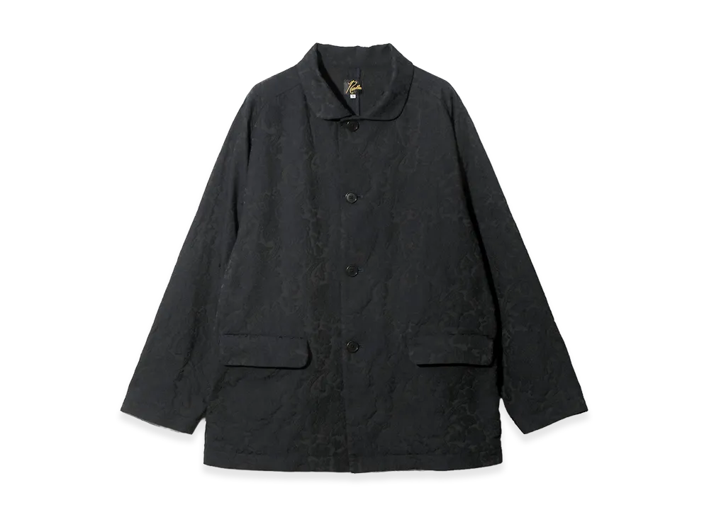 NEEDLES Round Collar Jacket - Calico Jacquard "Navy"