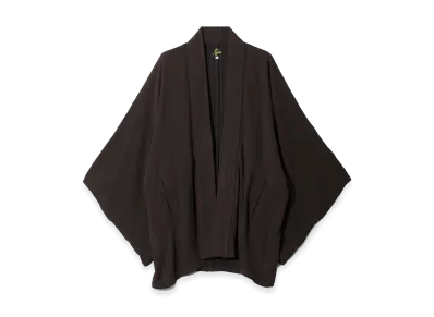 NEEDLES Haori Jacket - Alternate Stripe "Burgundy"