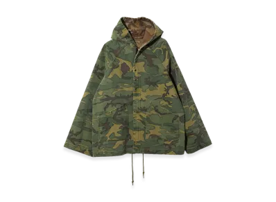NEEDLES Reversible Hooded Coat - Camo Twill "Camouflage"
