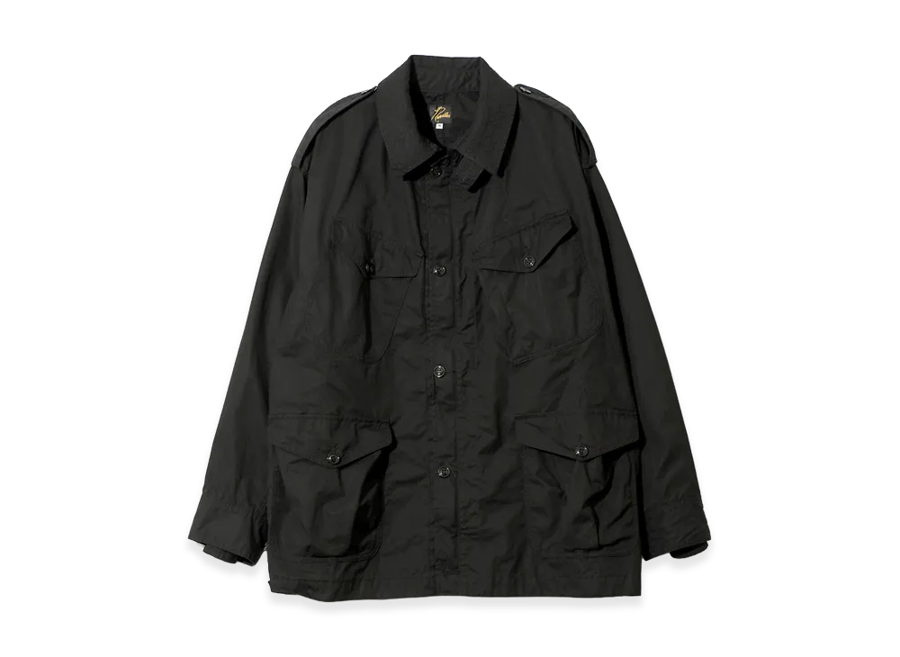 NEEDLES Officer Coat - Cotton Weather Cloth "Black"