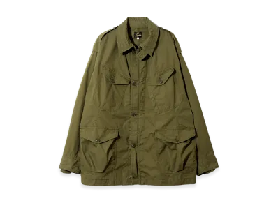NEEDLES Officer Coat - Cotton Weather Cloth "Olive"