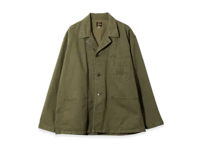 NEEDLES N-3 Jacket - Cotton Herringbone "Olive"