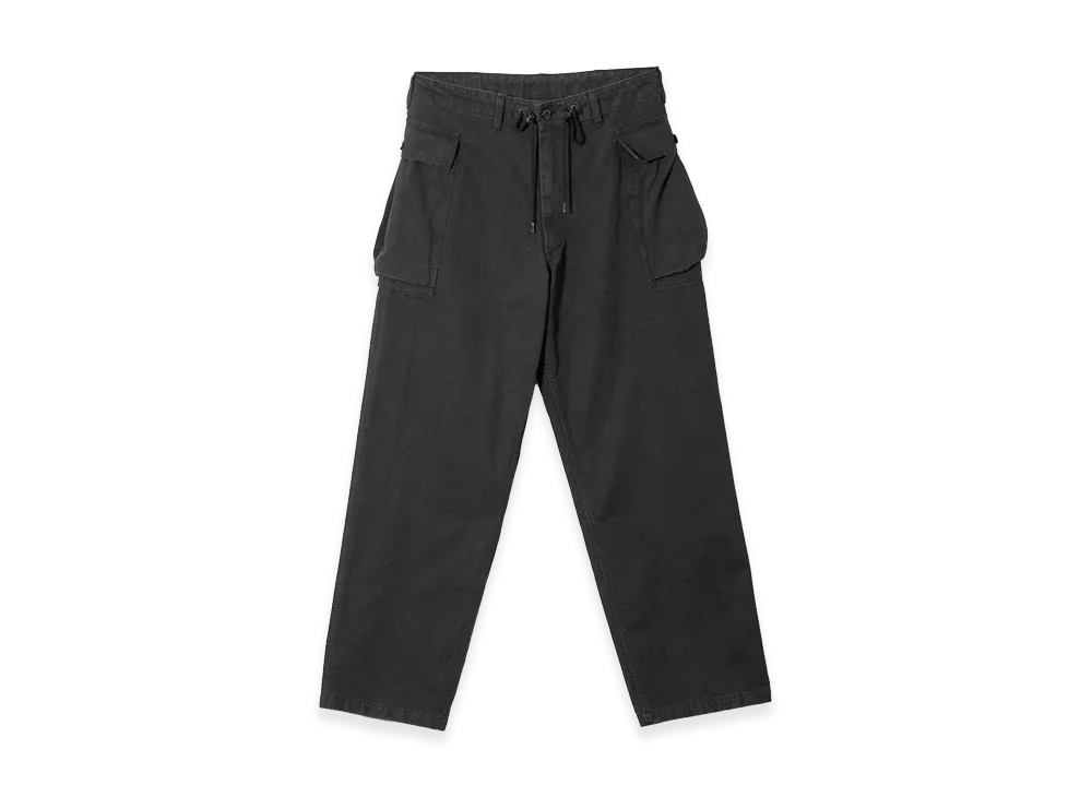 NEEDLES String Field Pant - Cotton Herringbone "Black"