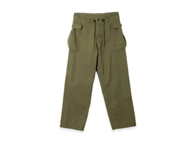 NEEDLES String Field Pant - Cotton Herringbone "Olive"