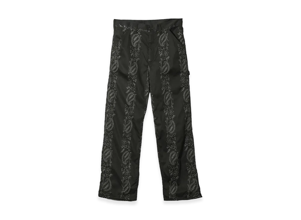 NEEDLES Painter Pant - Embroidered Twill "Black"