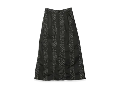 NEEDLES Painter Skirt - Embroidered Twill "Black"