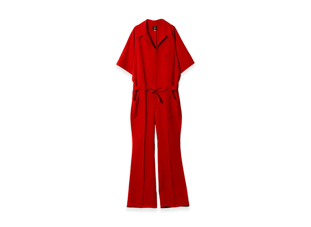 NEEDLES Jumpsuit - Poly Light Double Cloth "Red"