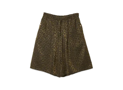 NEEDLES String Cowboy H.D. Short - Rayon Leopard Jacquard "Gold"