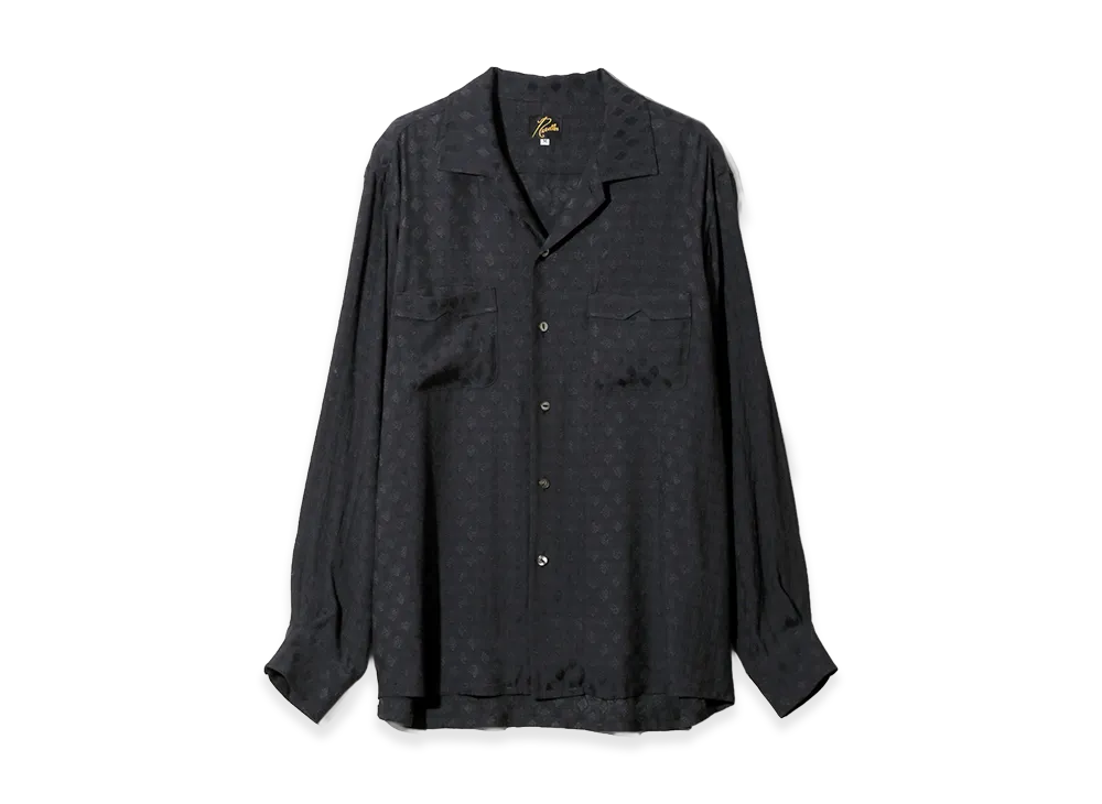 NEEDLES One-up Shirt - Diamond Mesh Jacquard "Navy"