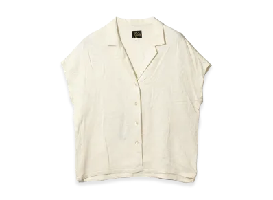 NEEDLES French Sleeve Blouse - Paisley Jacquard "Off White"