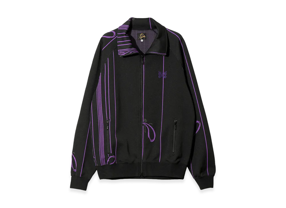 NEEDLES Track Jacket - Poly Jacquard "Black"