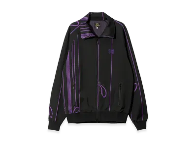 NEEDLES Track Jacket - Poly Jacquard "Black"