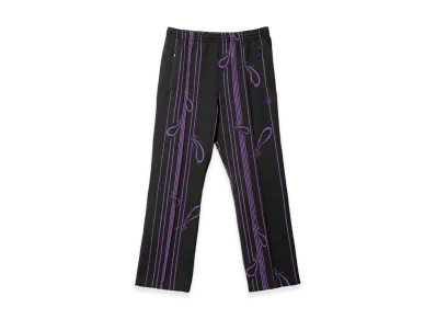 NEEDLES Track Pant - Poly Jacquard "Black"