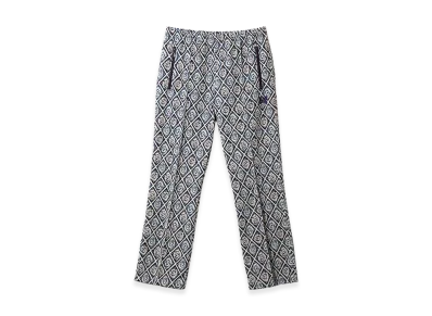NEEDLES Track Pant - Poly Jacquard "Blu/Ppl"
