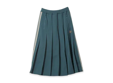 NEEDLES Pleated Track Skirt - Poly Smooth "Green"