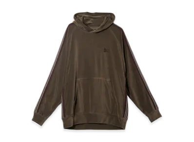 NEEDLES Track Hoody - C/PE Velour "Taupe"