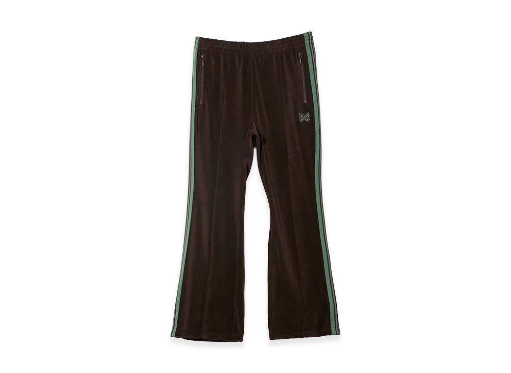 NEEDLES Boot-Cut Track Pant - C/PE Velour "Brown"