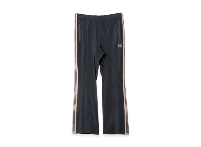 NEEDLES Boot-Cut Track Pant - C/PE Velour "Steel Blue"