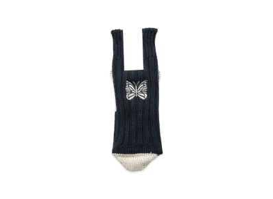 NEEDLES x ts(s) Unpaired Cotton Rib Sock "Black"