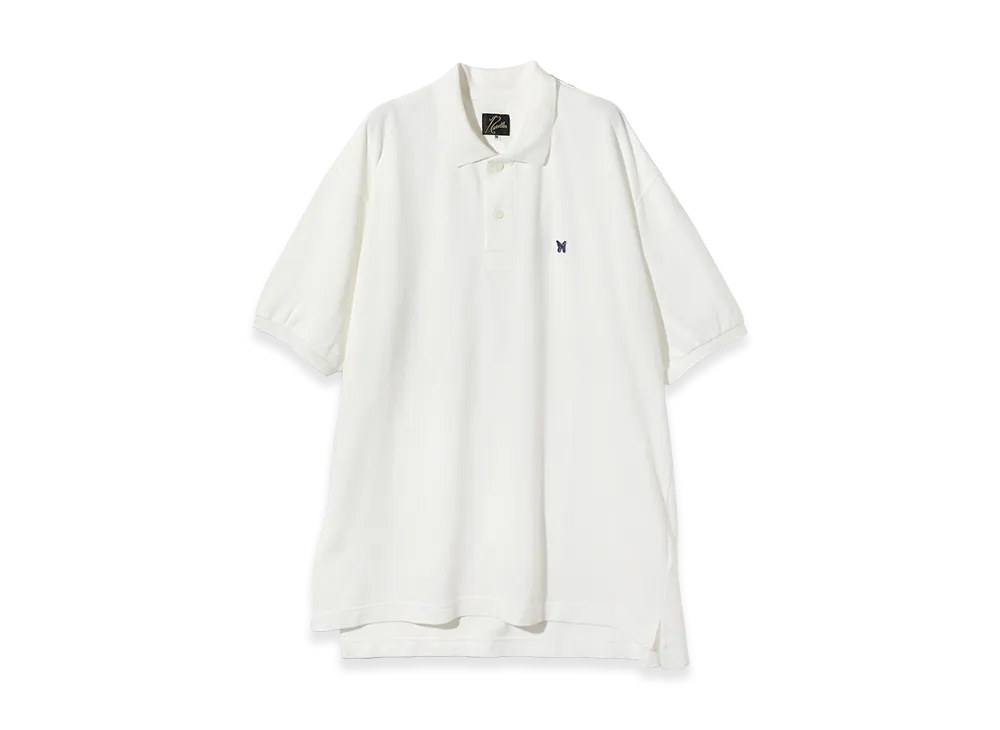 NEEDLES x ts(s) Big Polo Shirt "White"