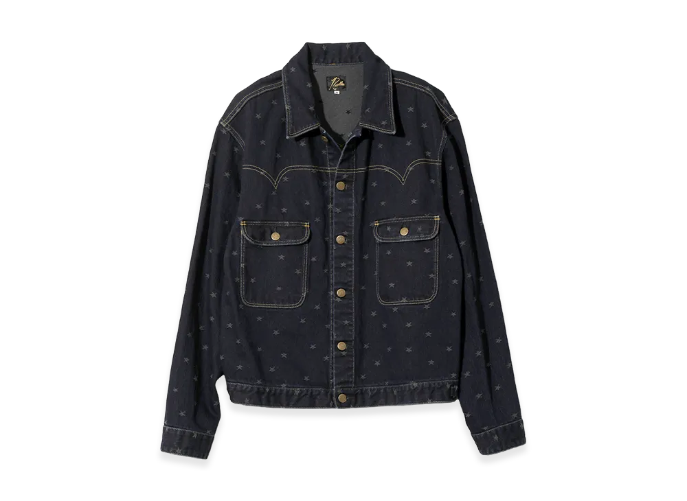 NEEDLES Jean Jacket - 13oz Denim Jacquard "Indigo"