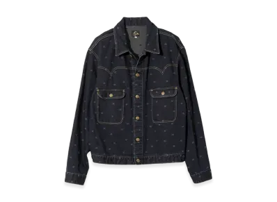 NEEDLES Jean Jacket - 13oz Denim Jacquard "Indigo"