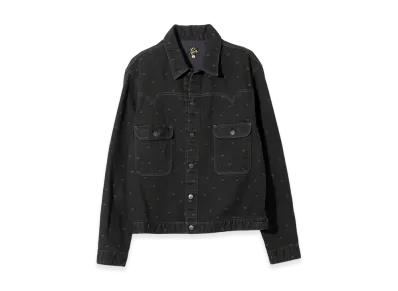 NEEDLES Jean Jacket - 13oz Denim Jacquard "Black"