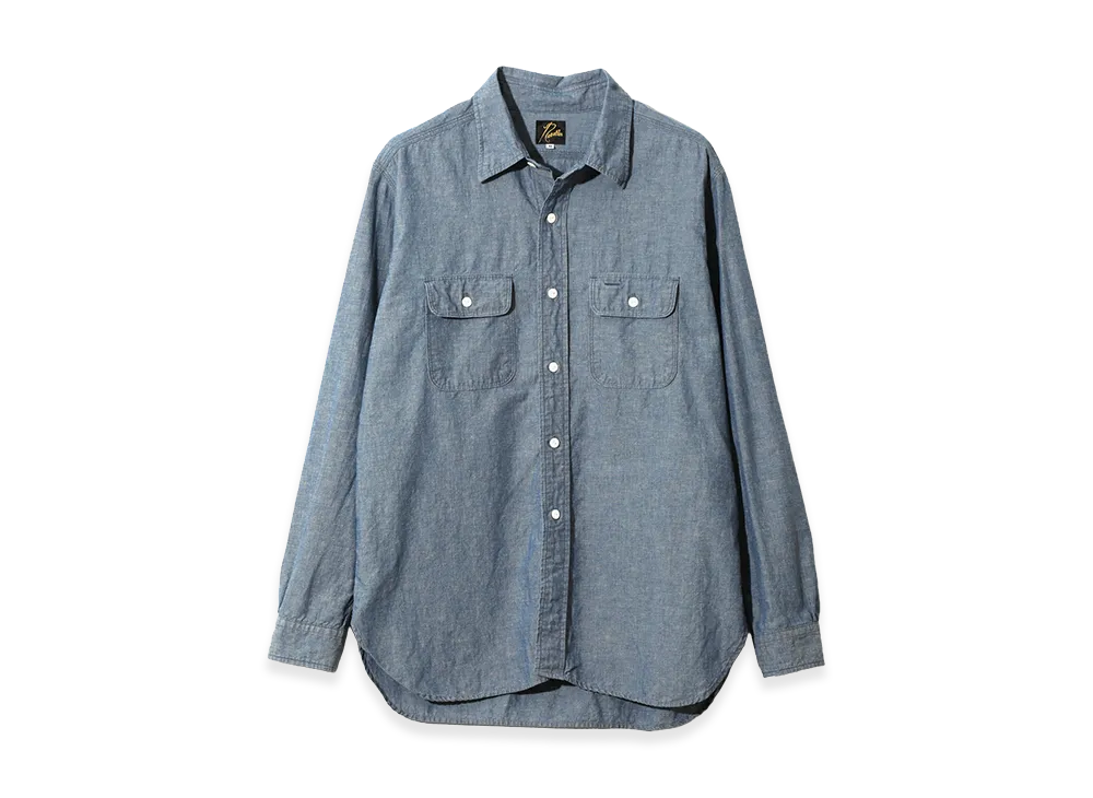 NEEDLES Work Shirt - C/L Chambray "Blue"