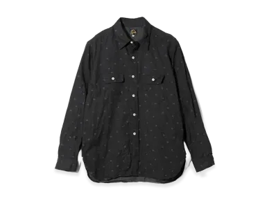 NEEDLES Work Shirt - 8oz Denim Jacquard "Indigo"